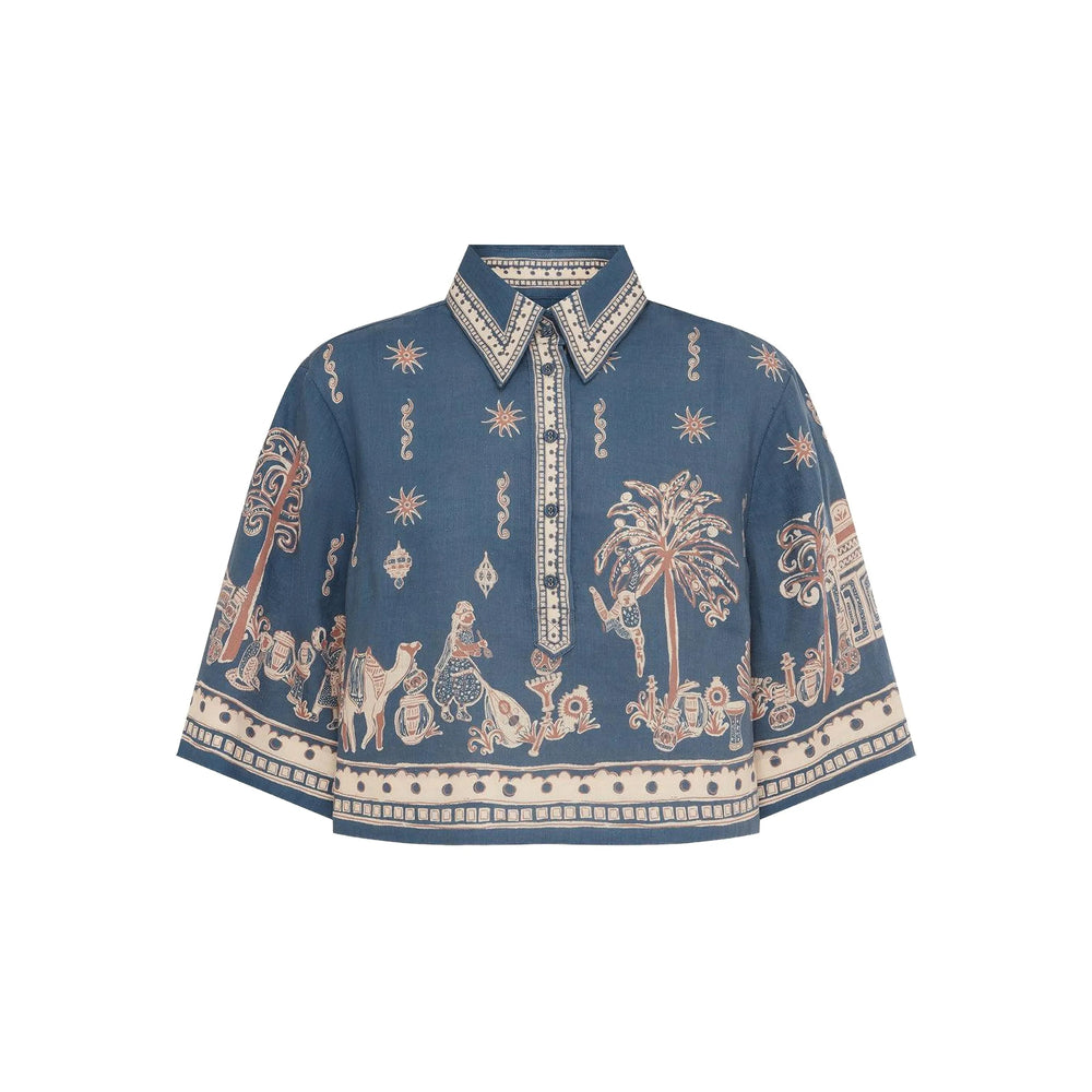 Alemais Shirts - Blue, Neutral | 6e1cabeff3afc29dd6a7229cfdf66961f152c355