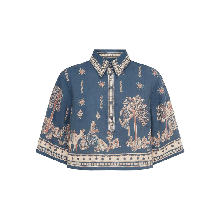 Alemais Shirts - Blue, Neutral | 6e1cabeff3afc29dd6a7229cfdf66961f152c355