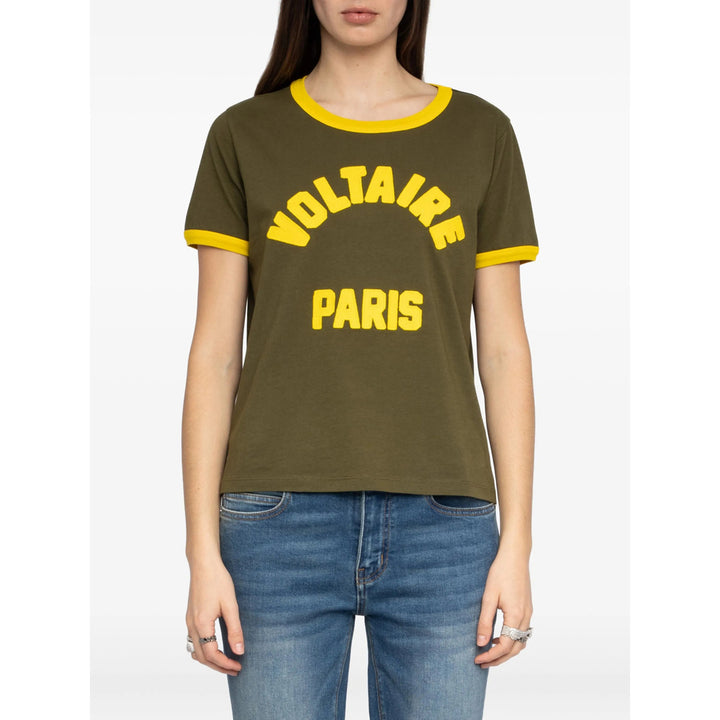 Zadig & Voltaire T Shirts - Green | 0ac570a56f2241902e0b11ed0d256f6a1044a2a6