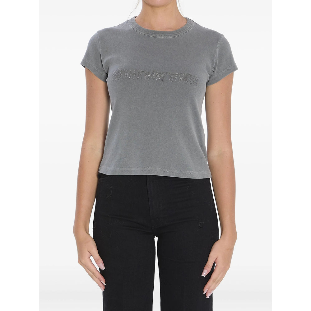 Alexander Wang T Shirts - Gray | f19e15df50de78a85c9acda267df0db84d8cbcea
