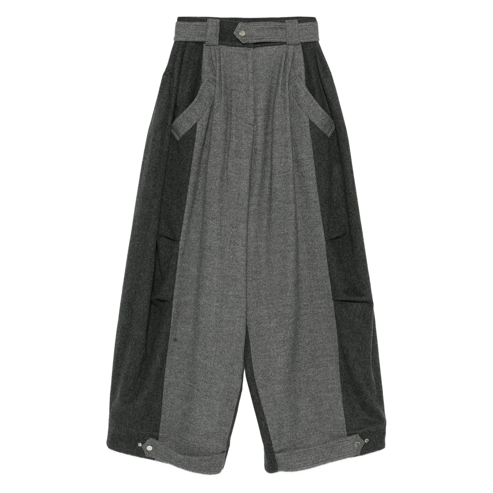 Niccolò Pasqualetti Pants - Gray, White | e8b5132d8b4b2cd94befe50911c063326c1356a5