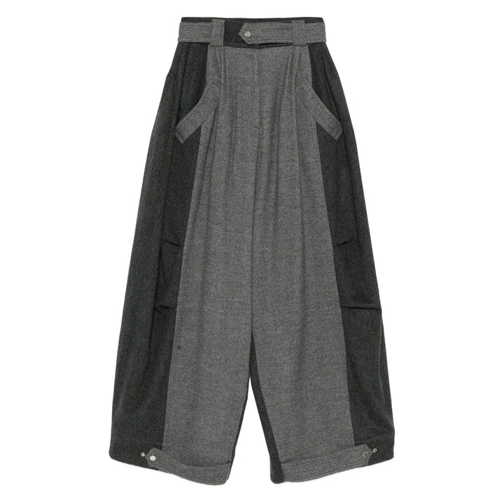 Niccolò Pasqualetti Pants - Gray, White | e8b5132d8b4b2cd94befe50911c063326c1356a5