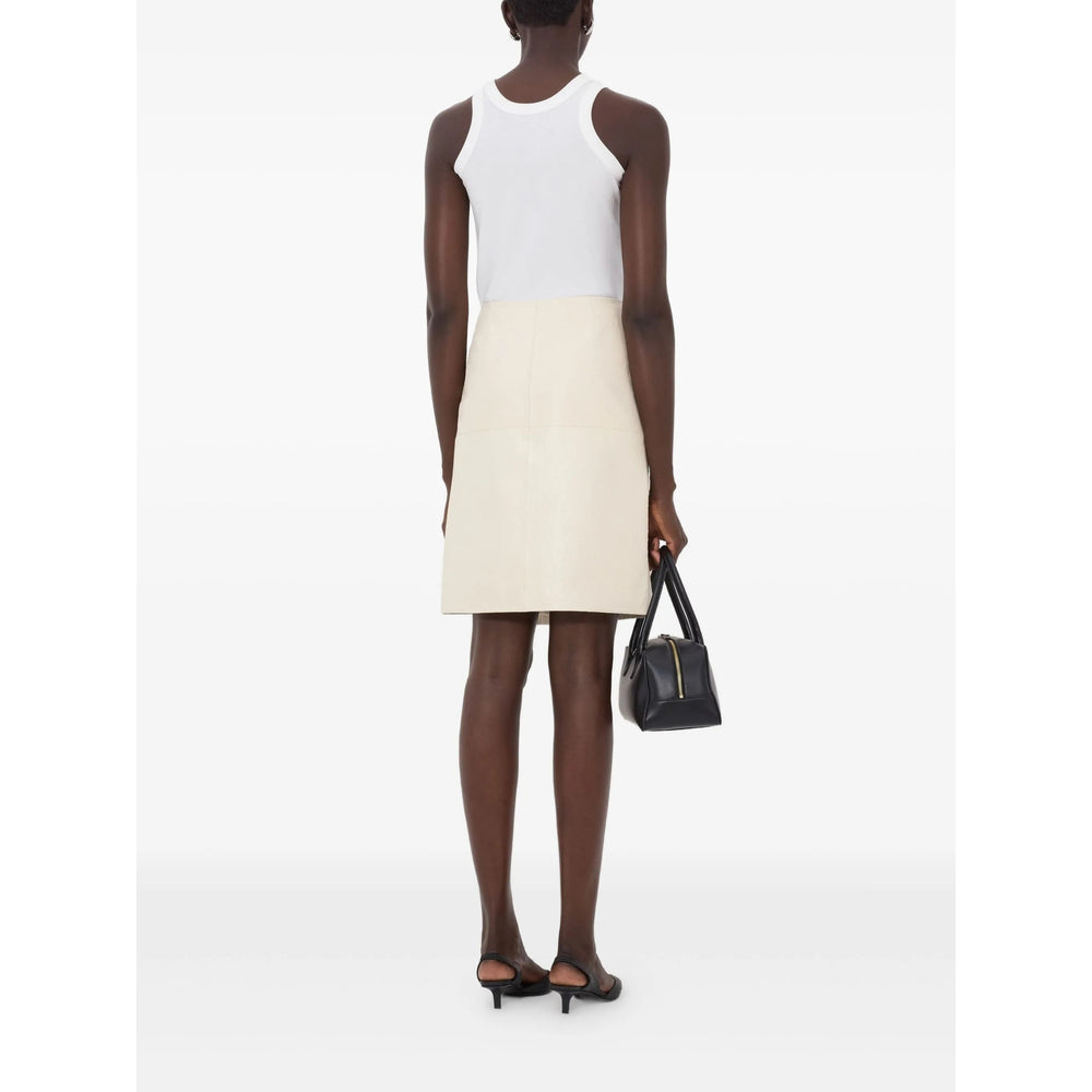 Lou Lou De Saison Leather Skirts - Neutral | 0082d54576af170b51aa0b75931d3d58dc453cf8