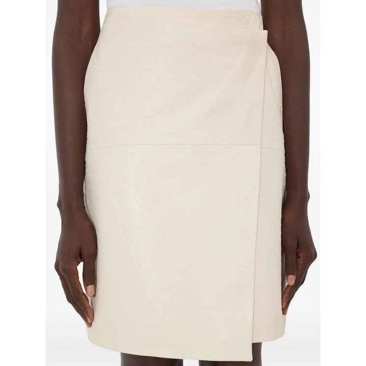 Lou Lou De Saison Leather Skirts - Neutral | 364349d6cfd5fdda009069ad270da74aa921fa5a