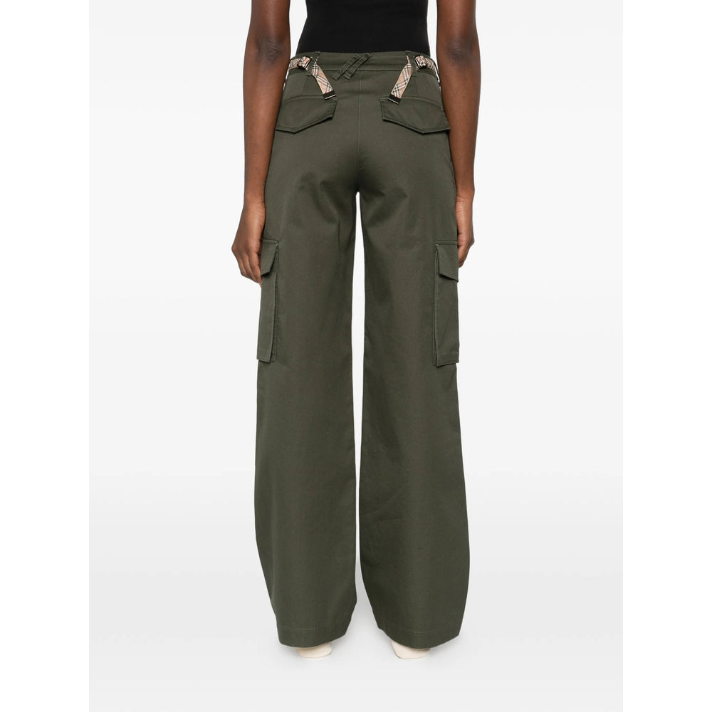 Burberry Pants - Green | 5ff43a974589f13201dd9cfb1cbc3228a03d880a