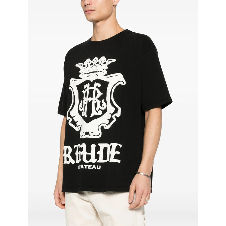 Rhude T Shirts - Black, White | 69975056f5ea3428cc77c2594a7b9c8a7f450e34
