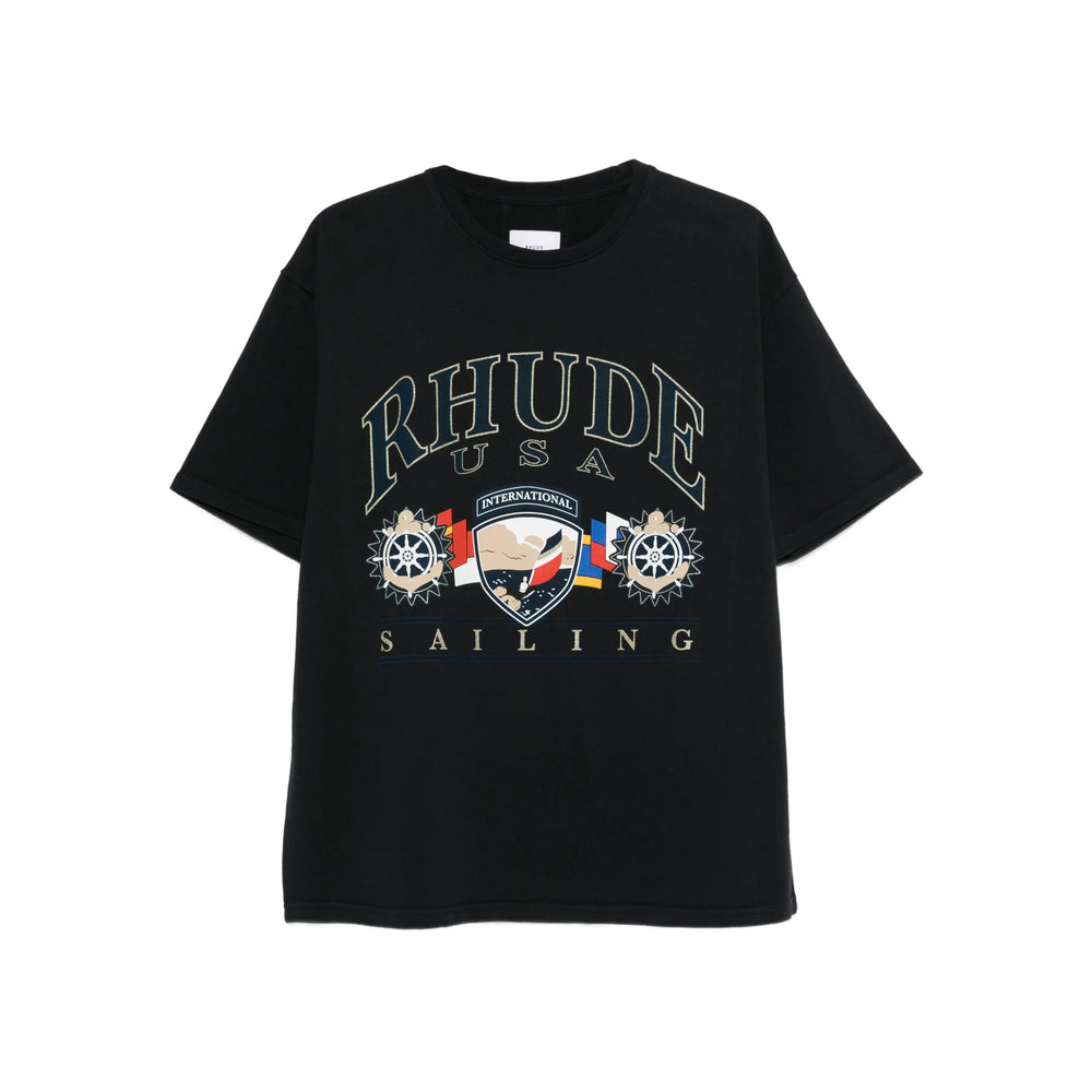 Rhude T Shirts - Black | 173941a07191932d73de3cfc161ad2d71e57b7c7