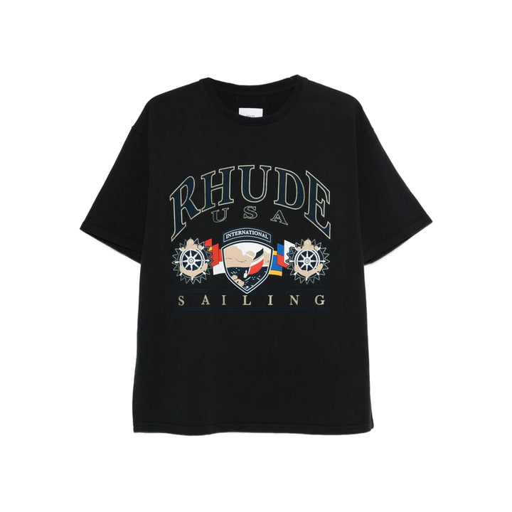 Rhude T Shirts - Black | 173941a07191932d73de3cfc161ad2d71e57b7c7