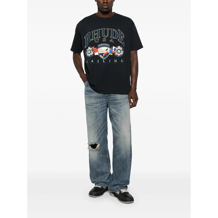 Rhude T Shirts - Black | 812dd650c4e432d66f587930f6cf2ed87b0fe5ca