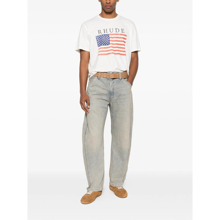 Rhude T Shirts - Neutral, Red | ecdf8c5ae4c1e6a1d9097f1a3fcdee4dee8c0f7d