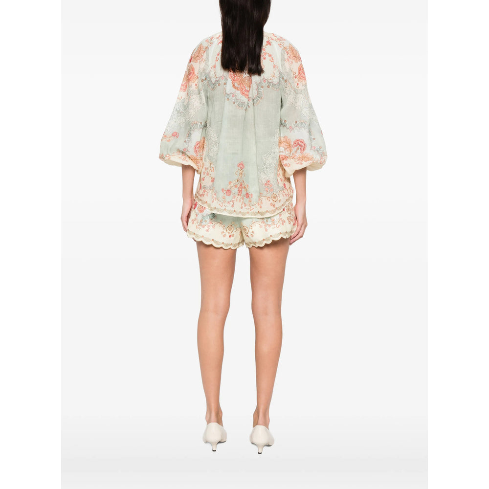 Zimmermann Shirts - Blue | 6fddd7db9aed56ddc34746398b459609f3587421