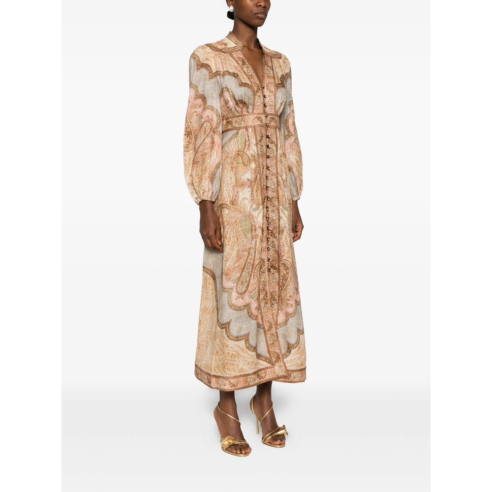 Zimmermann Dresses - Neutral, Brown | 859dc90baa250f3a2af51f8a7d1c8d25597f534a