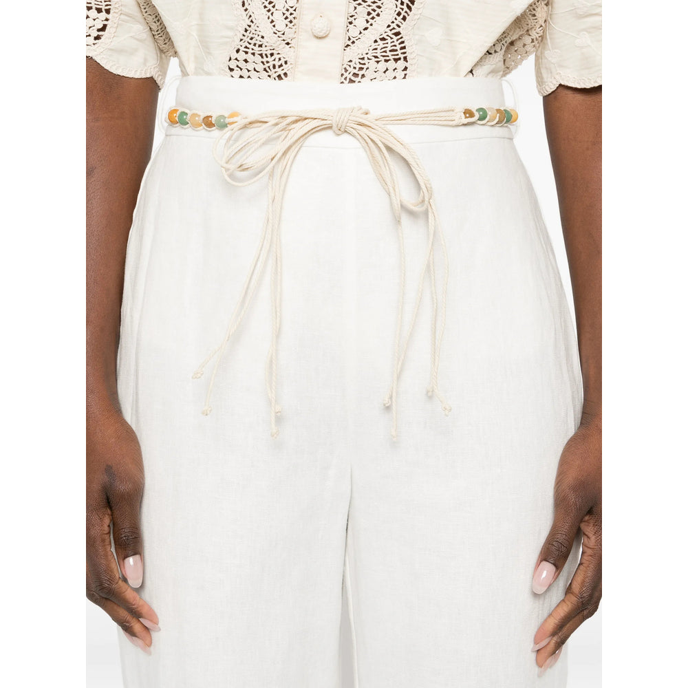 Zimmermann Pants - White, Neutral | d7632419c22688c6029dfe8894bb4039afc491a1