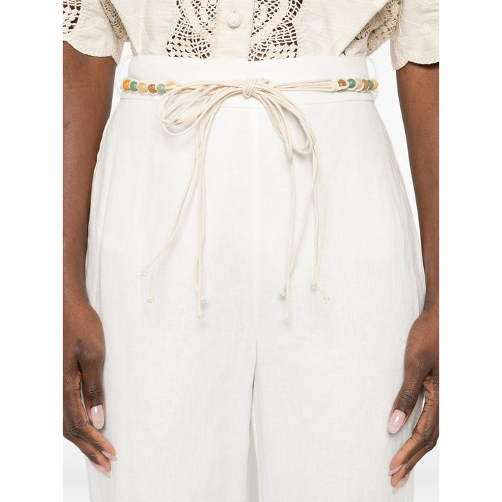 Zimmermann Pants - White, Neutral | d7632419c22688c6029dfe8894bb4039afc491a1