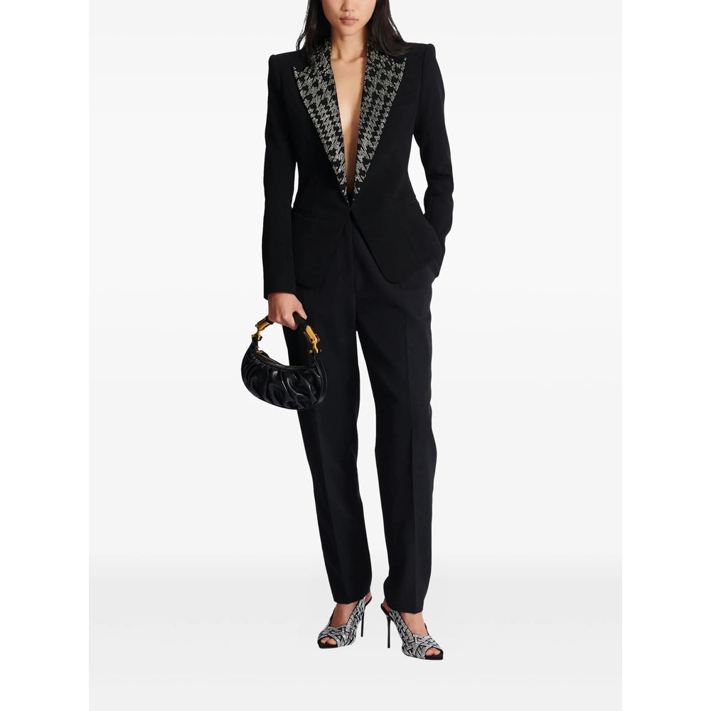 Balmain Leather Outerwears - Black | 3216e5c256dafa11ad819fd582d7e89b2c8d4aca