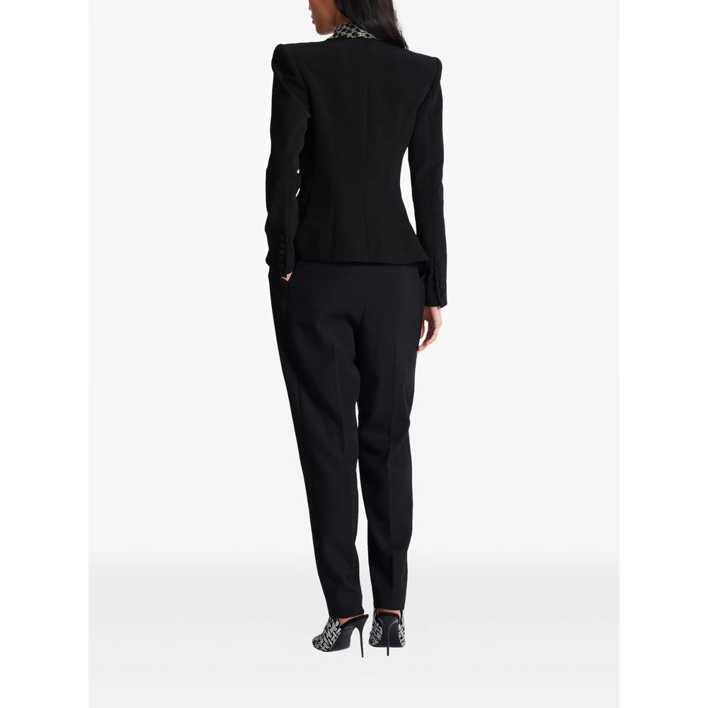 Balmain Leather Outerwears - Black | 6714849fbf4618027518921775b90372b0aecf70