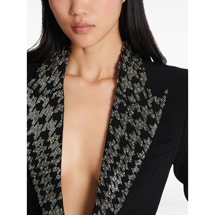 Balmain Leather Outerwears - Black | 351e549333a15cdfed4958c629835b978550828e