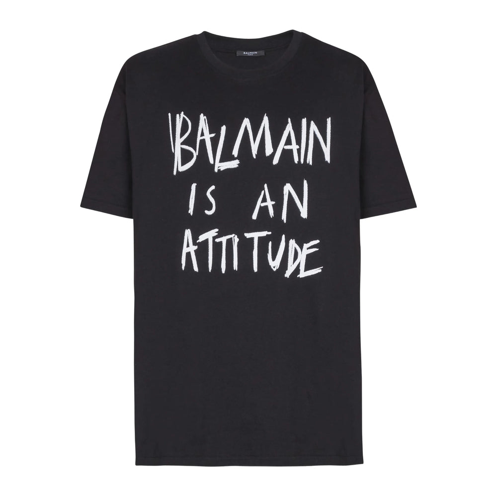 Balmain T Shirts - Black | 36ea59cf5c13721b87929c860b894699ea345ec2