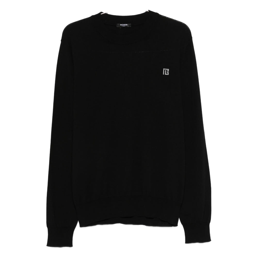 Balmain Sweaters - Black | 4361d665747bfd6213d8f36fc6da1108cd575f40