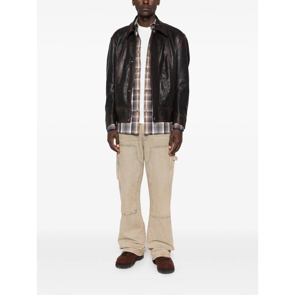 Golden Goose Leather Outerwears - Brown | 3148409c424c3aa98df46472e19e06d98c2e51f6