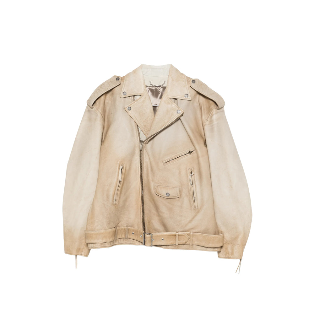 Golden Goose Leather Outerwears - Neutral | 845e3636c5dcbfa9e43725d82354d2f2acf9984b