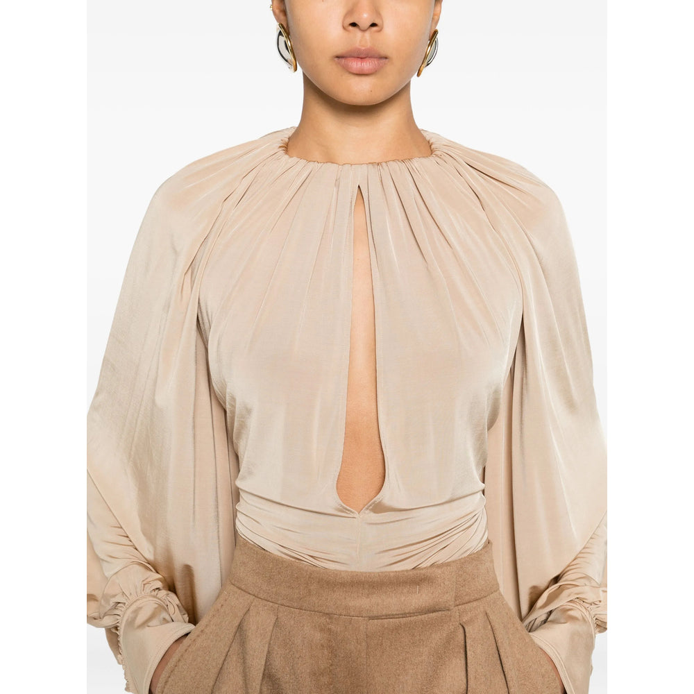 Ferragamo Tops - Neutral | 038f3d4b73fcbb61e21b92755cfdca6d5527c028