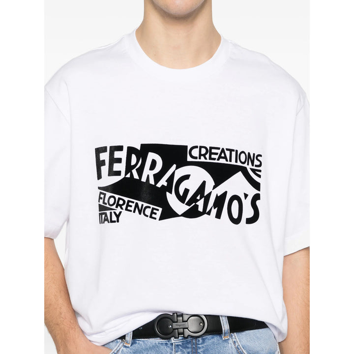 Ferragamo Sweaters - White, Black | 20c2c81ffc924430721fb6e390d5affcdb02f6c9