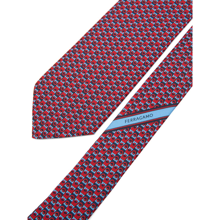 Ferragamo Ties - Red, Blue | 1b53b7add057d0fc93b68770a78814f638778105