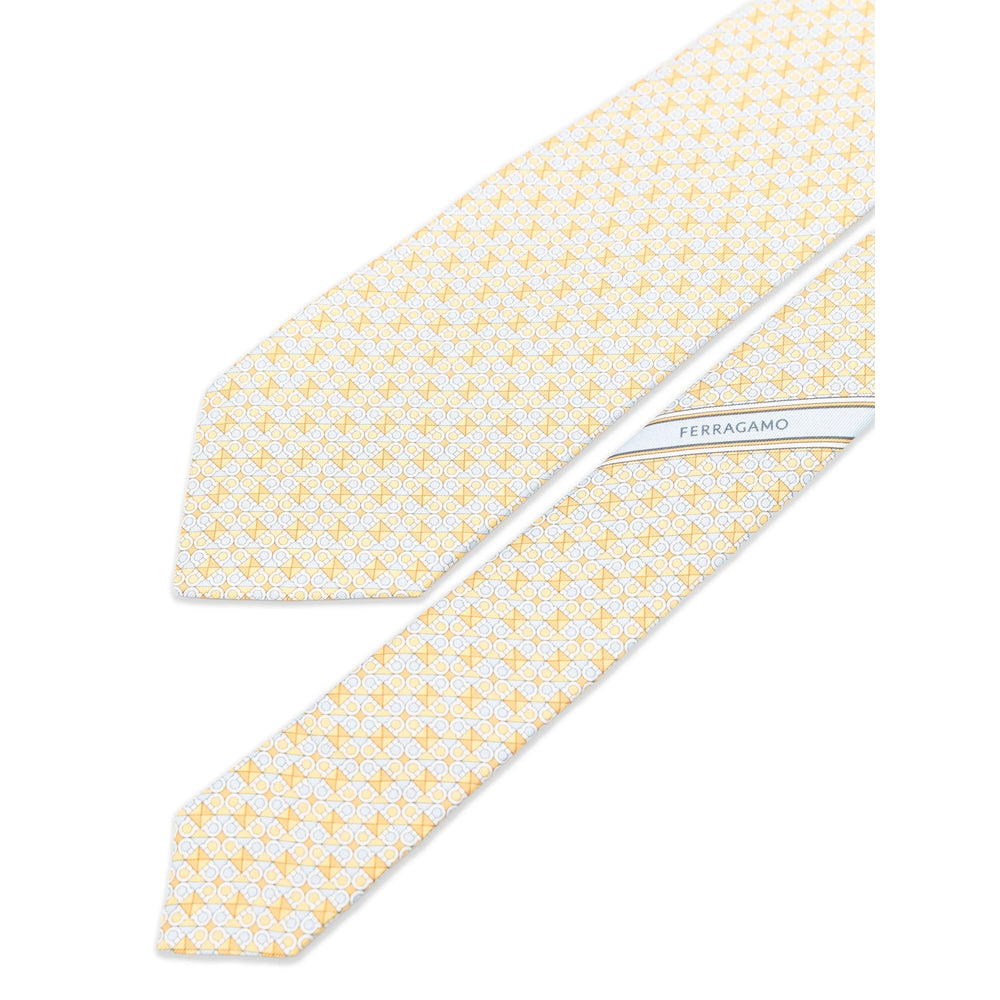 Ferragamo Ties - Yellow, Blue | 3e7ba545338b6169b3e805a36e836d4399480cec