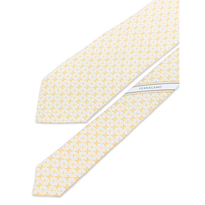 Ferragamo Ties - Yellow, Blue | 3e7ba545338b6169b3e805a36e836d4399480cec