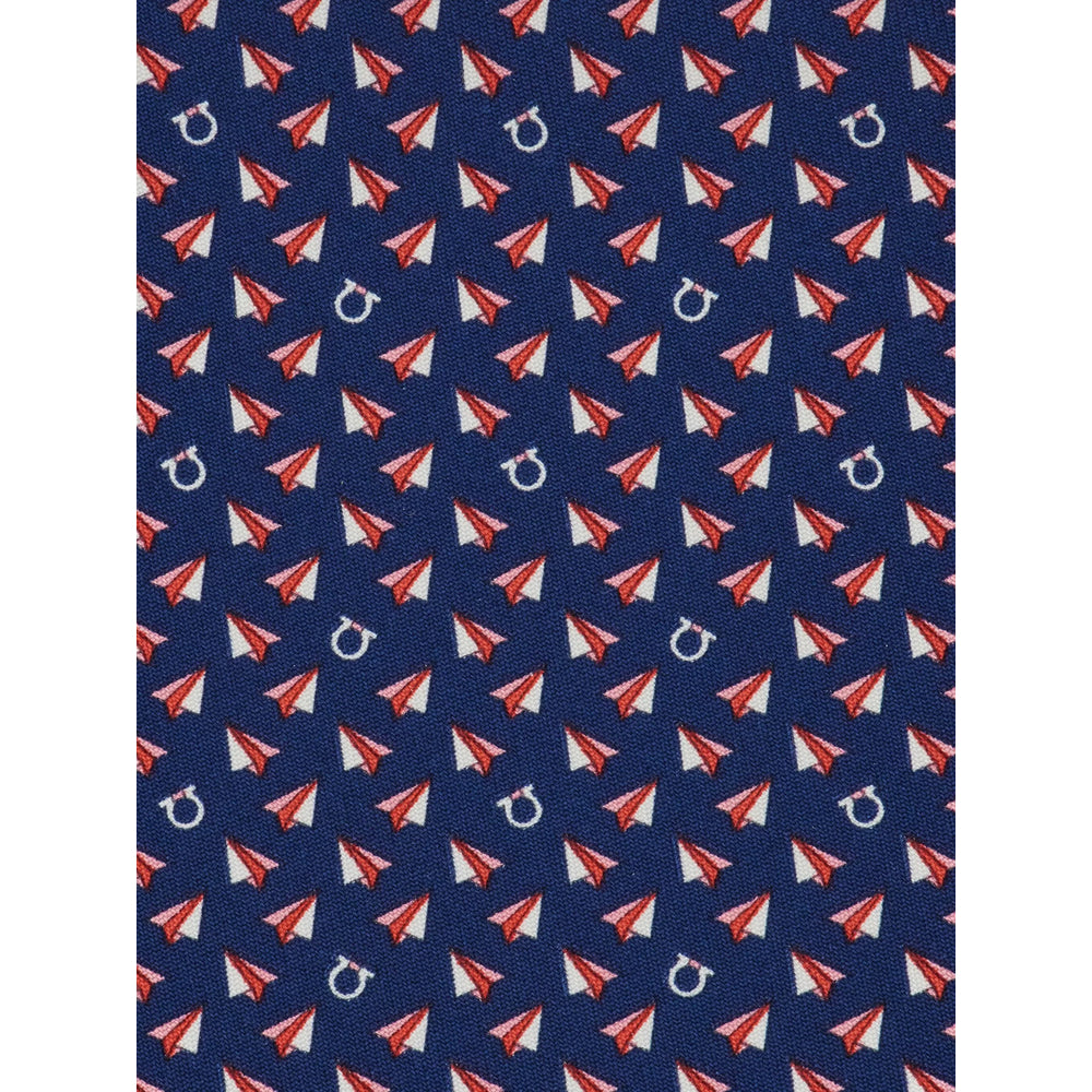 Ferragamo Ties - Blue, Red | 79d70da8d98412471830388a2ccf023d4369f1f7