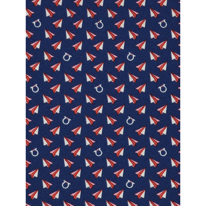 Ferragamo Ties - Blue, Red | 79d70da8d98412471830388a2ccf023d4369f1f7