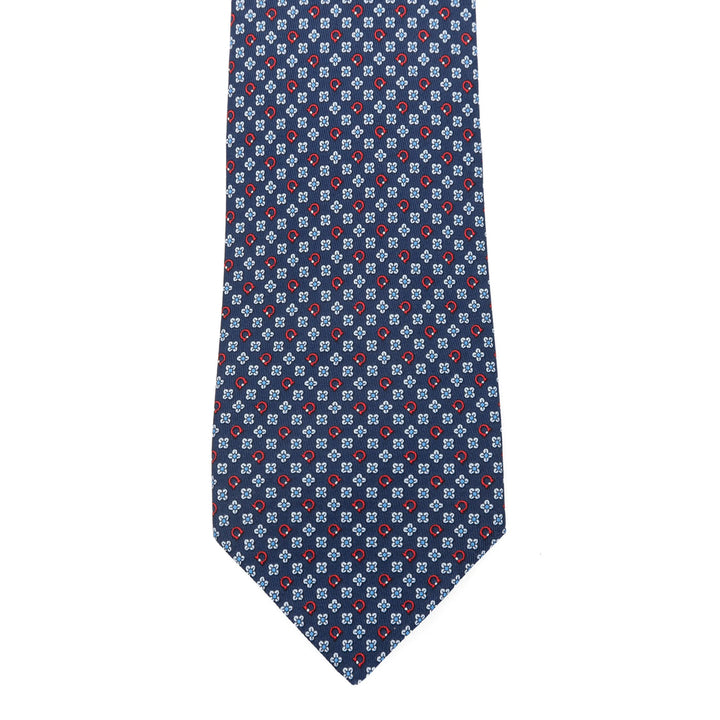 Ferragamo Ties - Blue, Red | dbb9908c00f7c9d87003ee73f26a51e452b6c5c9