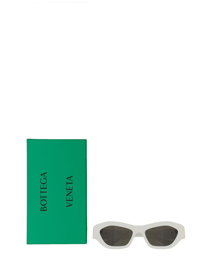 Bottega Veneta Sunglasses - White | f6da6095e5d66ea469aa22f89ef6999098592f44