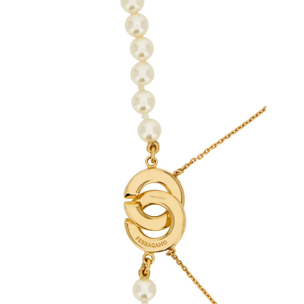 Ferragamo Jewellery - Gold, White | 1f7ce7681fcc9397c62e0211a5b7d722f09bb3d3