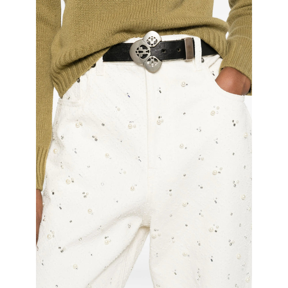 Golden Goose Pants - White | d9e062ef3a46804f1168f86bb80090612ae37094