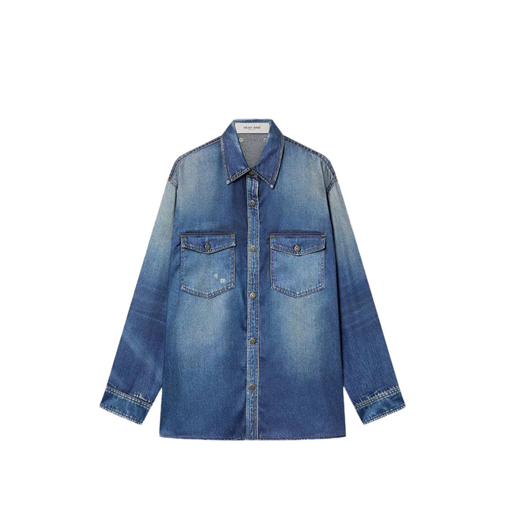 Golden Goose Shirts - Blue | 773bfc339ad66e45354bea6ed7312bc2429af4a2