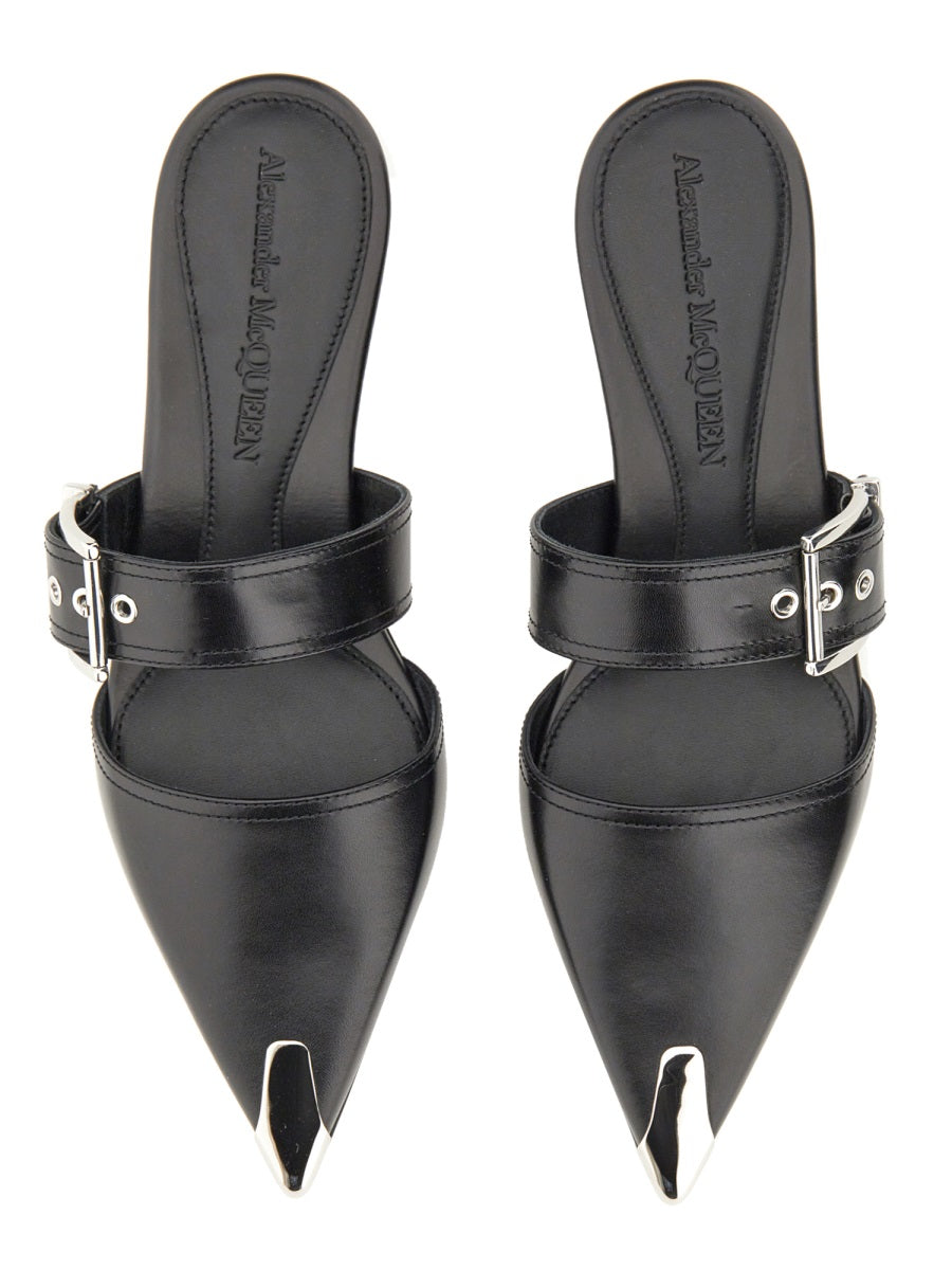 Alexander McQueen Flat Shoes - Black | Wanan Luxury