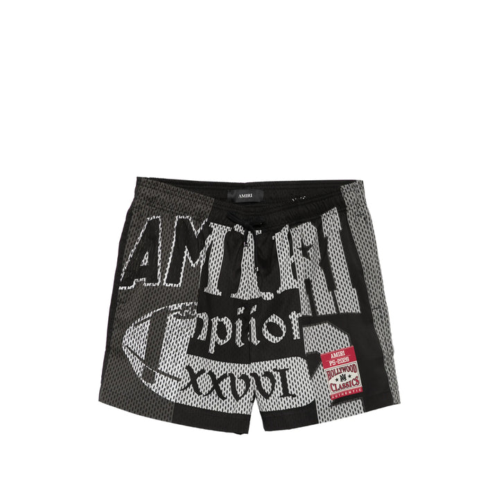 Amiri Beachwear - Black, White | 7150143f85cb8dcf9970f7416b138f3e2e985eea