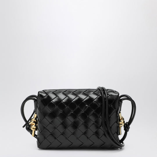 Mini Loop Metal Knot Black Bag