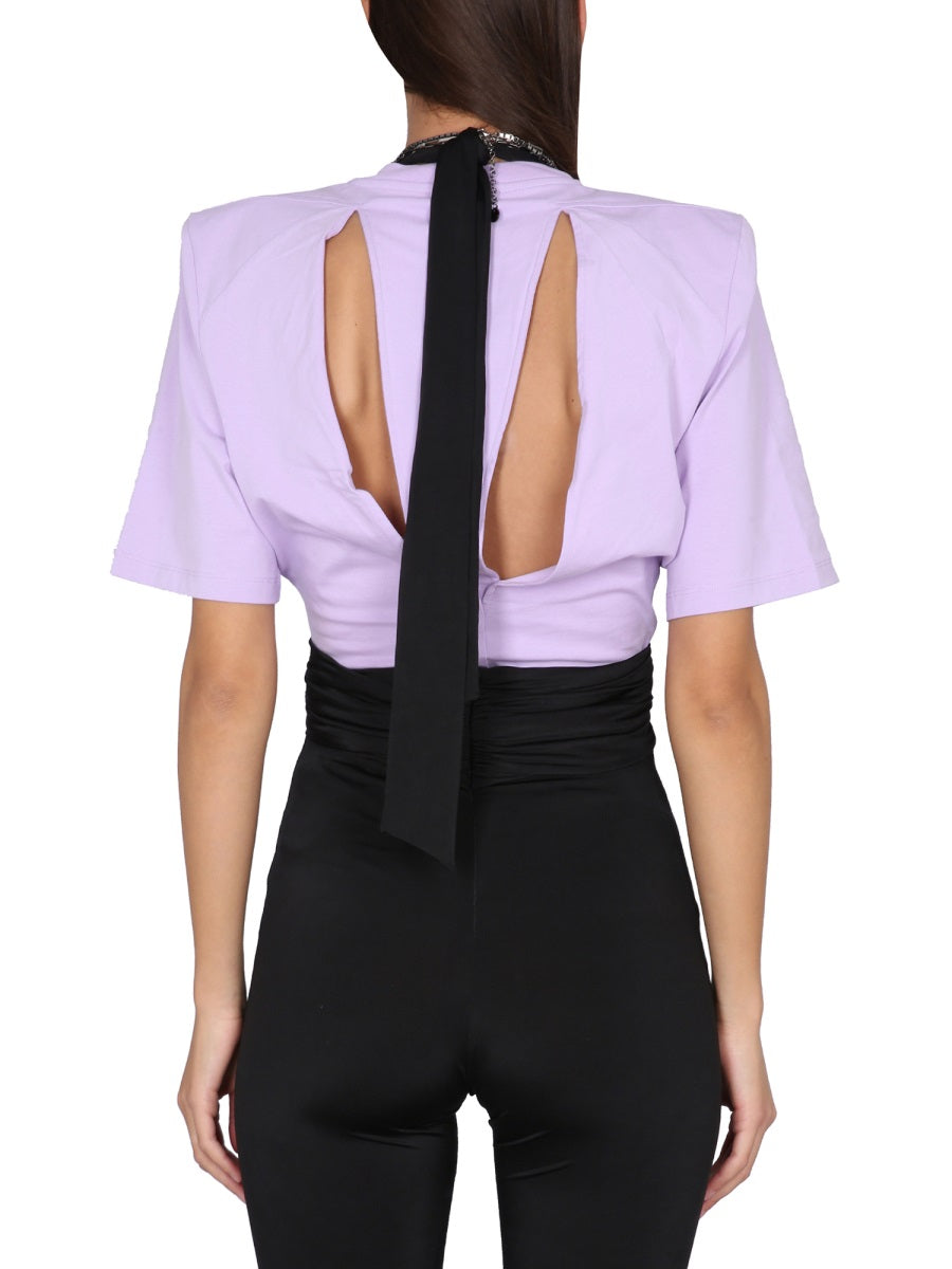 The Attico T shirts - Lilac | Wanan Luxury