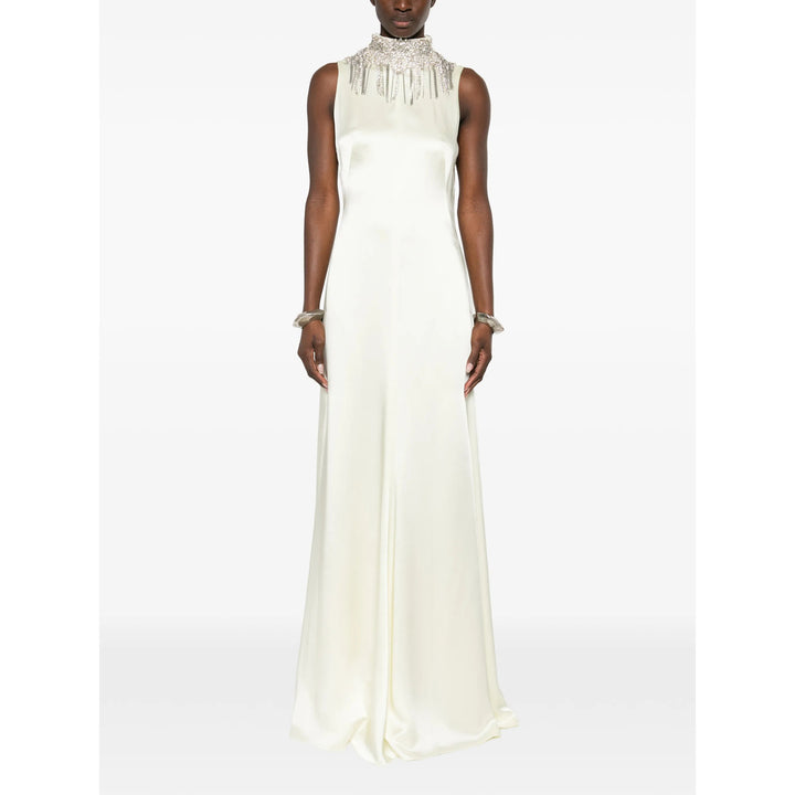 Alexander Mcqueen Dresses - Neutral | 15668b62ed9c8e444800ecb14f6b59aab5ef80a3