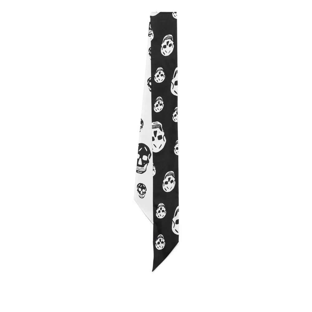 Alexander Mcqueen Scarves - Black, White | 2a64c6fb344fc37fa56dfb75f4fe57a26b7ee815