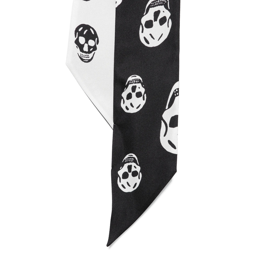 Alexander Mcqueen Scarves - Black, White | e5c028f48f629f058db4eae2c86dfc4b3aaa2ea6