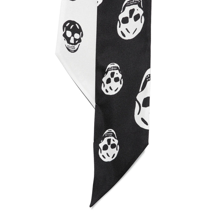 Alexander Mcqueen Scarves - Black, White | e5c028f48f629f058db4eae2c86dfc4b3aaa2ea6