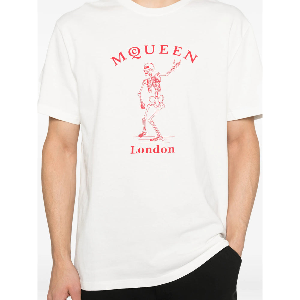 Alexander Mcqueen T Shirts - White | 8f628f4e18ffe997183a89c7bec864d4e20379a4