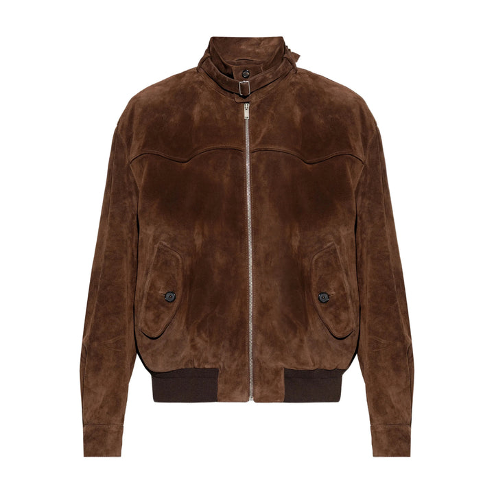 Alexander Mcqueen Leather Outerwears - Brown | 39b63773a2a38565c7f7b7c297c8b6270fbb99d9