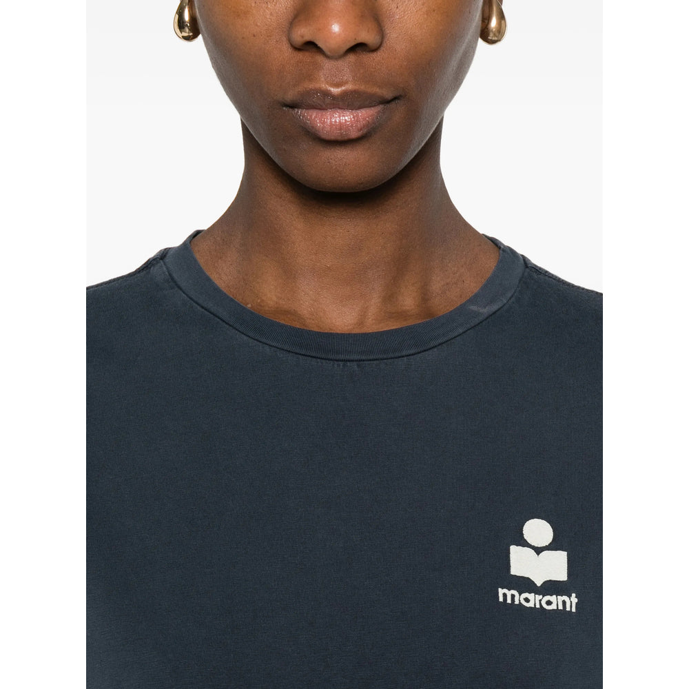 Marant ÉToile T Shirts - Blue | 1164d22eaa34919b06ce2679539f3c39cd362a51