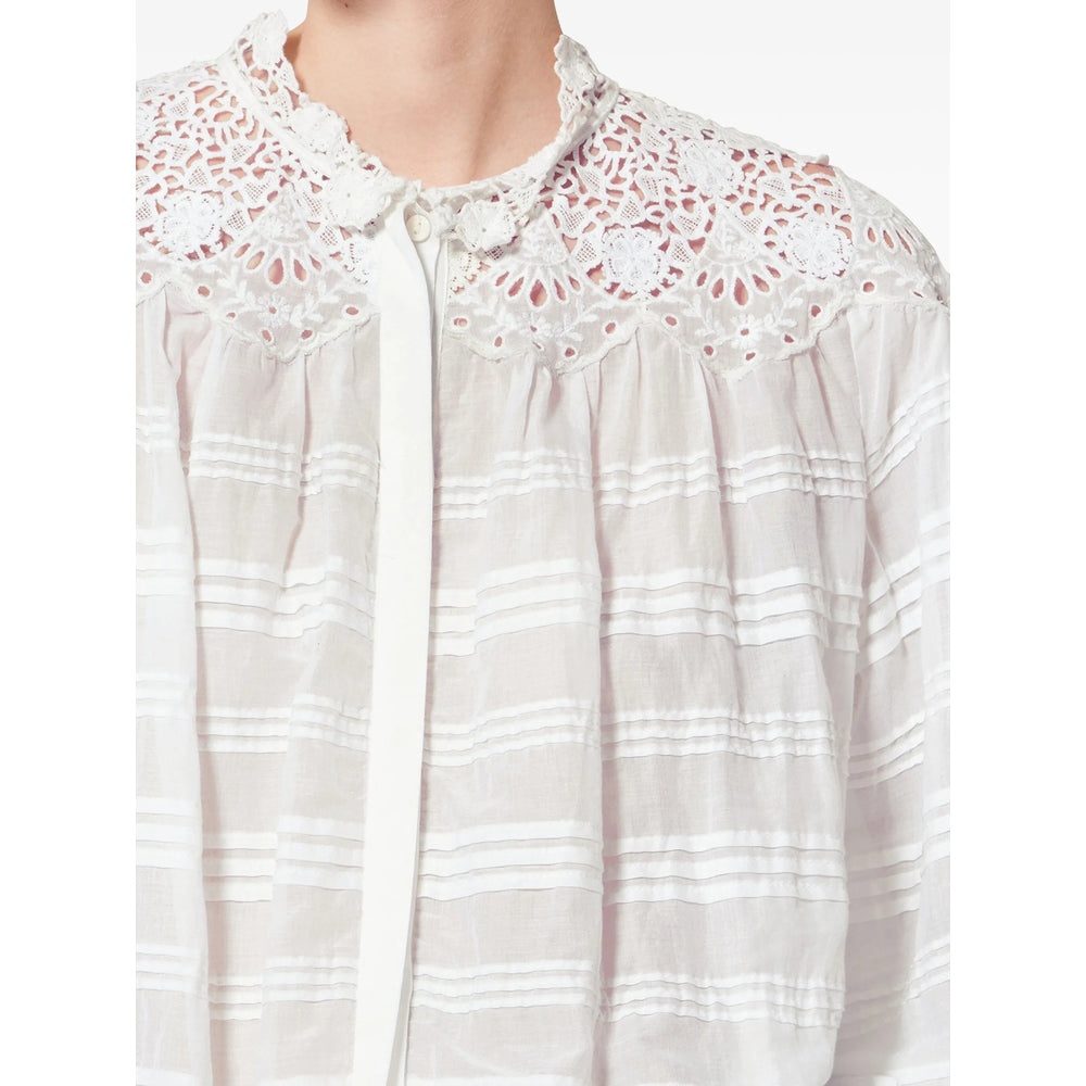 Marant ÉToile Tops - White | 06870c0ad98f0e41e37244a9e11421447402e9c4