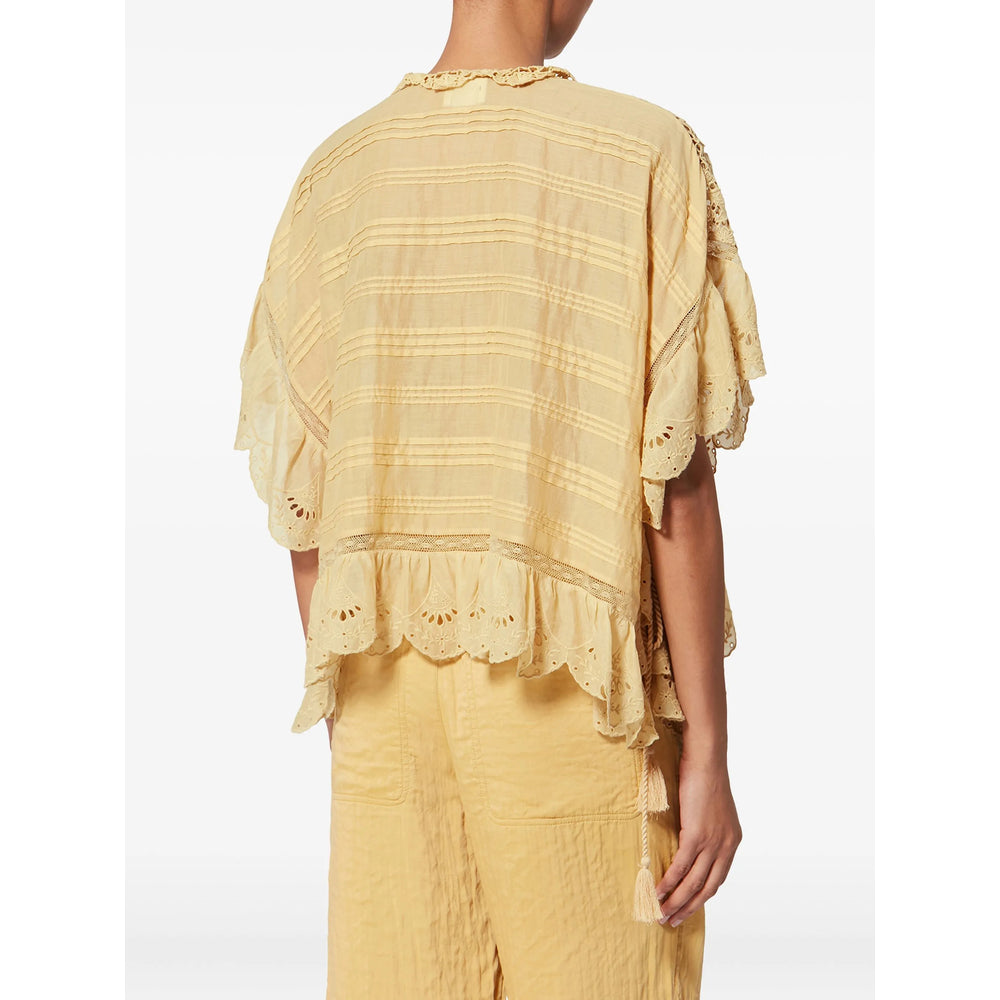 Marant ÉToile Tops - Yellow | f542e079f1e0cf25056ad1dfa50098b0667b5be5